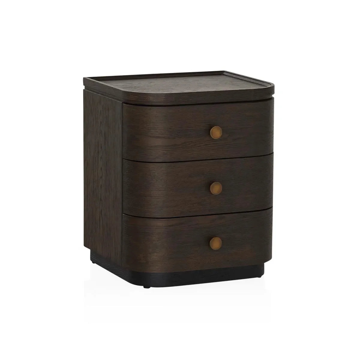 Modern French Style Solid Wood Bedside Night Stand with Panel Design Apartment-Friendly Bedroom Furniture for Home Use