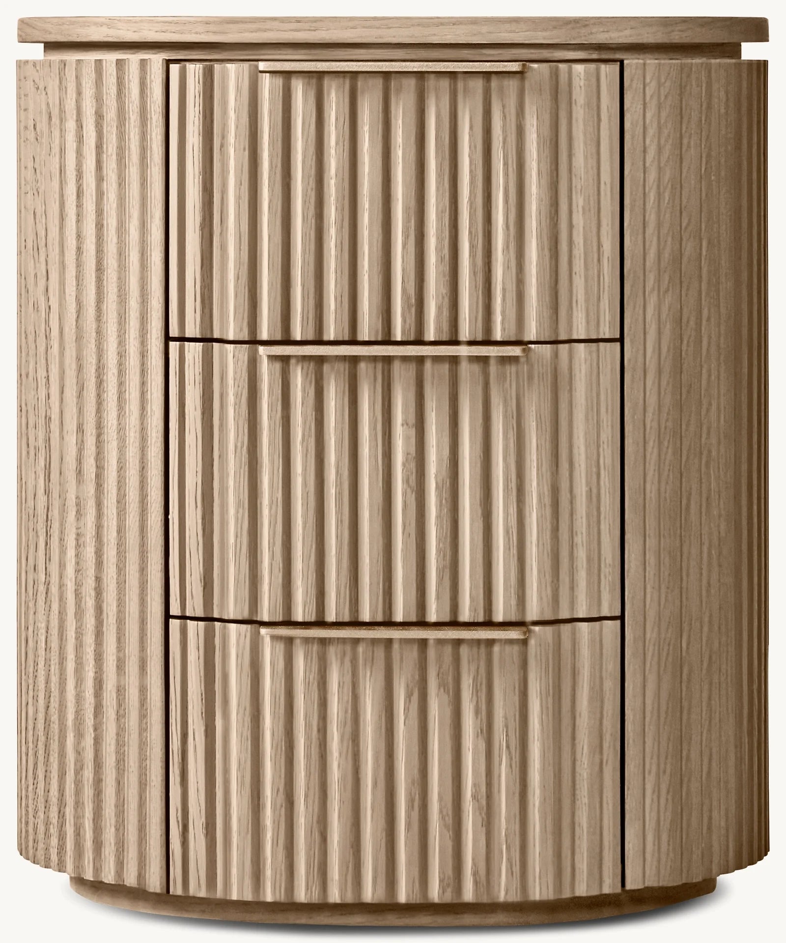 American-style RH Solid Wood Nightstand, with Intricate Design, Suitable for Bedrooms - Furniture Available