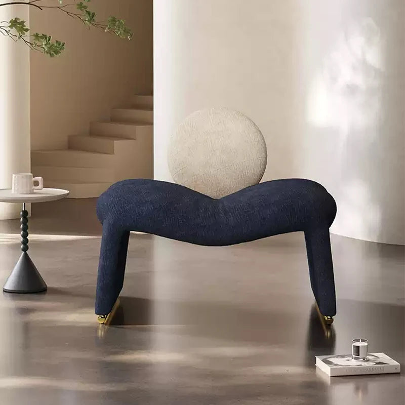 Italian Designer Lazy Leisure Chair Single Sofa for Home Living Room Special-shaped for Dining Hotel School or Apartment Use