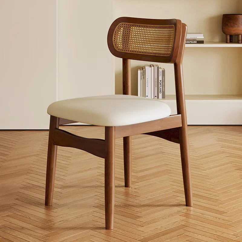 Maxky Modern Wood Dining Chair with Adjustable Height for Home Furniture Hotel Restaurant Living Room Indoor/Outdoor Use