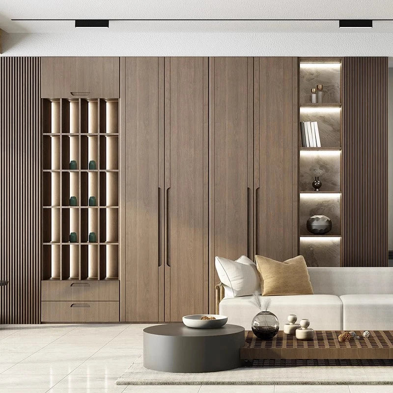 Modern Whole House Living Room Furniture Portable Integrated Sofa Cabinet Bookcase for Dining Application