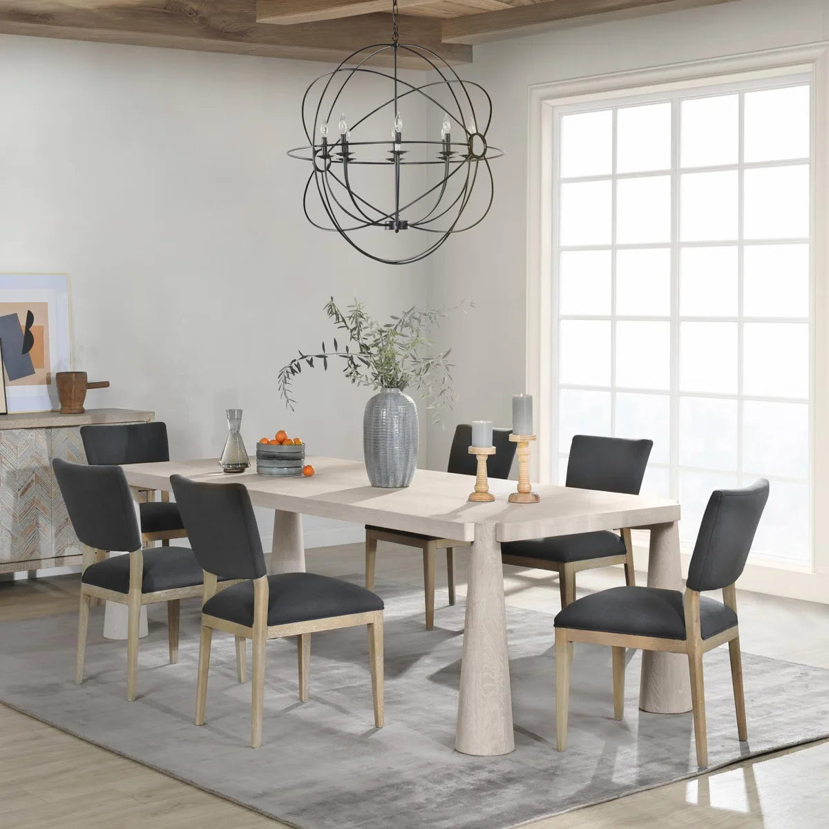 American-style Simple Solid Wood Dining Table for Restaurant Use, Direct Sale,