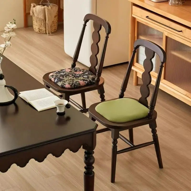 Modern Adjustable Height Dining Chair Wood American Style Backrest Light Luxury Simple for Hotel Use