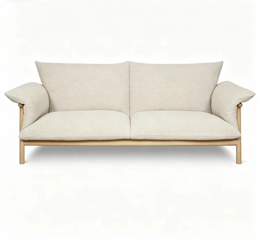 Japanese-style Fabric Sofa, Solid Wood Frame,